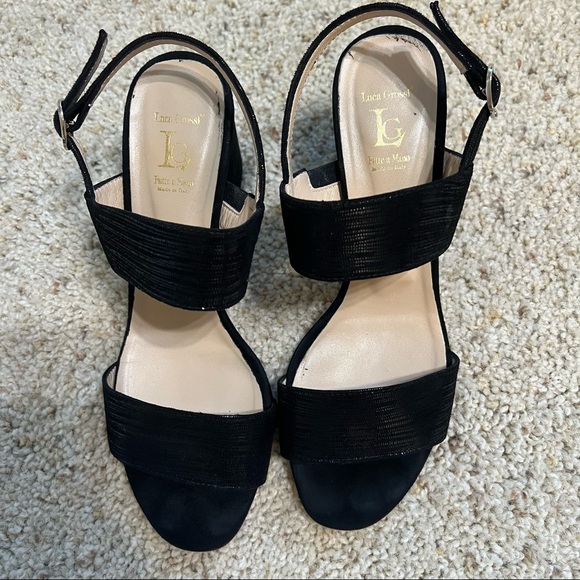 Luca Grossi black heels. Size: 9 1/2 - Picture 10 of 16